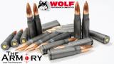 7.62x39 123gr FMJ Wolf Performance Ammo Battle Pack (200 rds)