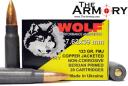 7.62x39 123gr Copper Jacket FMJ Wolf Performance Ammo Case (1000 rds)