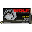 308 Winchester (7.62x51mm) 150gr FMJ Wolf Performance Ammo