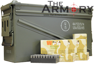 Buy This 9mm Luger (9x19mm) 115gr FMJ Wolf WPA MC | 500rds In an PA120 Ammo Can for Sale