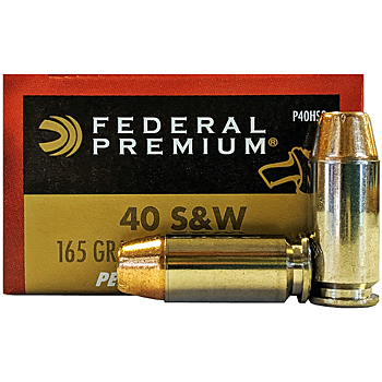 40 S&W 165gr Personal Defense Hydra-Shok JHP Federal Ammo Box (20 rds)