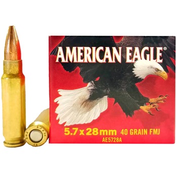 5.7x28mm 40gr FMJ American Eagle Federal Ammo Box (50 rds)