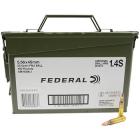 223 Remington (5.56x45mm) 55gr FMJ Federal XM193 Lake City Ammo Can (400 rds)