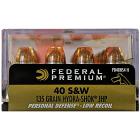 40 S&W 135gr Hydra-Shok Low Recoil JHP Federal Premium Personal Defense Ammo Box (20 rds)