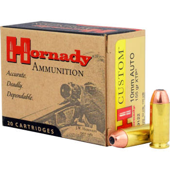Buy This 10mm Auto Hornady 155gr XTP Ammo for Sale