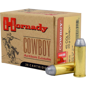 45 Colt (LC) 255gr LFN Hornady Cowboy Ammo Box (20 rds)