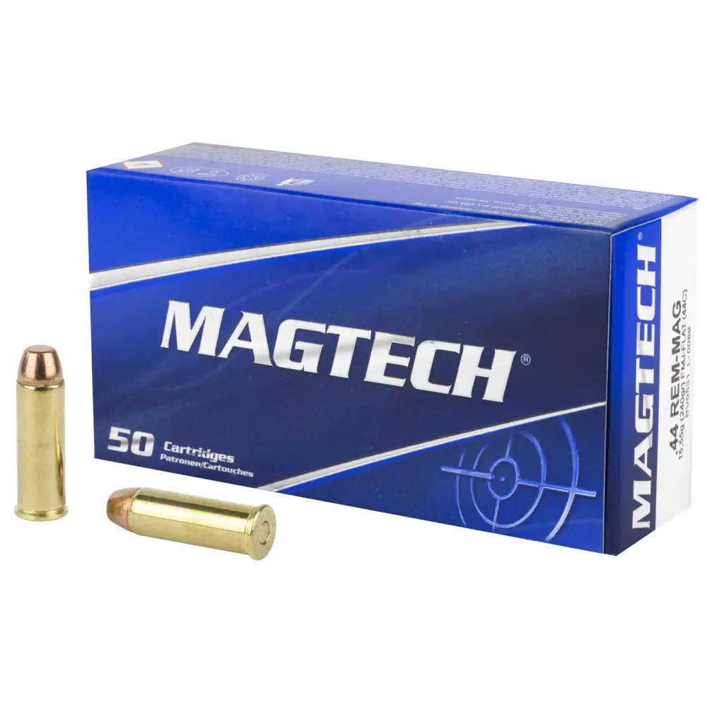 44 Magnum 2450gr FMJ Magtech Ammo Box (50 rds)
