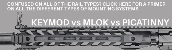 KeyMod vs M-LOK vs Picatinny